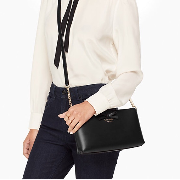 Kate Spade Sawyer Street Declan Crossbody-Black - Picture 2 of 5